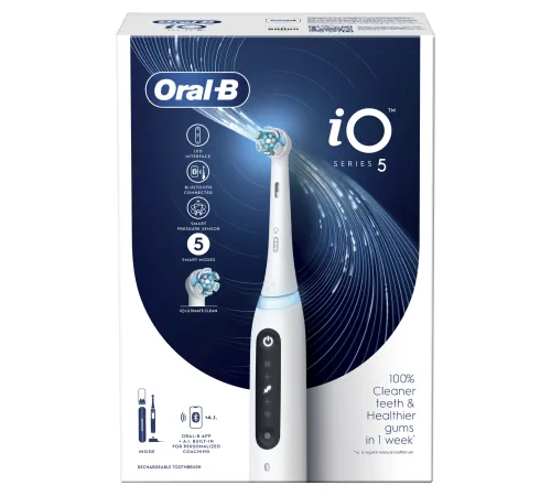 Зубная щетка электрическая Oral-B iO Series 5 iOG5.1A6.1WT белый Зубная щетка электрическая Oral-B iO Series 5 iOG5.1A6.1WT белый