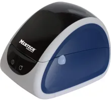 Термопринтер Mertech LP80 Eva (4586) 203dpi 100мм/с/USB/RS232 для печ.накл./синий белый