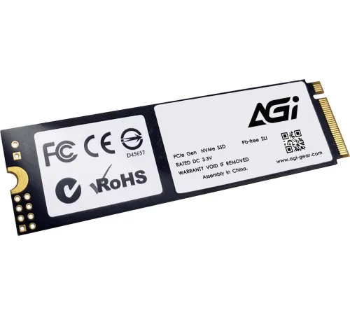 Накопитель SSD AGi PCIe 4.0 x4 512GB AGI512G44AI818-CB AI818 M.2 2280
