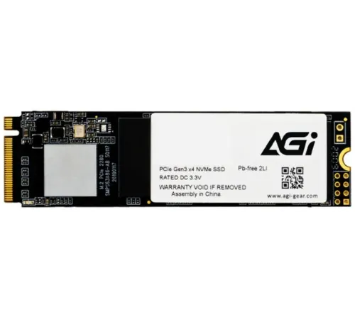 Накопитель SSD AGi PCIe 3.0 x4 512GB AGI512GIMAI298-CB AI298 M.2 2280 Накопитель SSD AGi PCIe 3.0 x4 512GB AGI512GIMAI298-CB AI298 M.2 2280