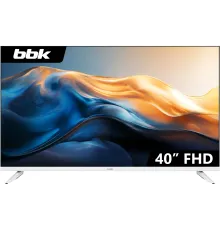 Телевизор LED BBK 40" 40LEM-1041/FTS2C (W) белый FULL HD 60Hz DVB-T2 DVB-C DVB-S2 USB (RUS)