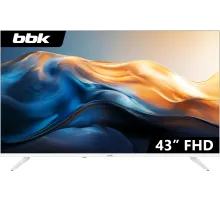 Телевизор LED BBK 43" 43LEM-1041/FTS2C (W) белый FULL HD 50Hz DVB-T DVB-T2 DVB-C DVB-S DVB-S2 (RUS)