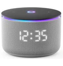 Умная колонка Яндекс Станция Мини 3 Про с Алисой, Zigbee, серый, YNDX-00059GRY