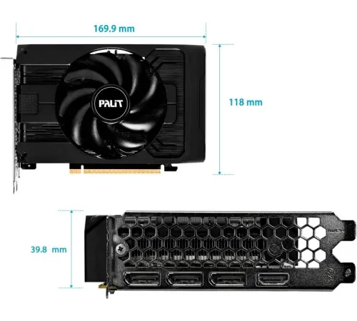 Видеокарта PCIE16 RTX5050 8GB PA-RTX5050 STORMX OC 8GB PALIT