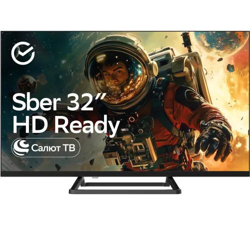 Телевизор LED Sber 32" SDX-32H2128 Салют ТВ черный HD 60Hz DVB-T DVB-T2 DVB-C DVB-S DVB-S2 USB WiFi Smart TV (RUS) Телевизор LED Sber 32" SDX-32H2128 Салют ТВ черный HD 60Hz DVB-T DVB-T2 DVB-C DVB-S DVB-S2 USB WiFi Smart TV (RUS)