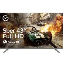 Телевизор Sber 43" SDX-43F2014 серебро DLED FHD 60Hz Салют ТВ