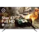 Телевизор Sber 43" SDX-43F2014 серебро DLED FHD 60Hz Салют ТВ
