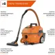 Строительный пылесос Daewoo DAVC 2000 Home 1500Вт (уборка: сухая/сбор воды/выдув) оранжевый