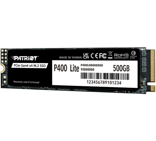 SSD диск Patriot P400 Lite 500GB (P400LP500GM28H)