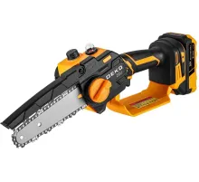 Цепная пила Deko DKCHS 20-6 Pro аккум. дл.шины:6" (15cm) 2аккум. 2.2Ач ЗУ (081-2025)