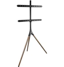 Стойка для телевизора Kromax OMEGA-11 серебристый/береза 32"-70" макс.35кг напольный фиксированный