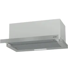 Вытяжка встраиваемая Gorenje TH60E5X черный управление: кнопочное (1 мотор)