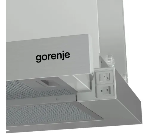 Вытяжка встраиваемая Gorenje TH60E5X черный управление: кнопочное (1 мотор) Вытяжка встраиваемая Gorenje TH60E5X черный управление: кнопочное (1 мотор)
