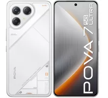 Смартфон Tecno Pova 7 Ultra 5G 256Gb 12Gb белый моноблок 3G 4G 6.8" 1080x2460 Android 14 50Mpix 802.11 a/b/g/n/ac NFC GPS GSM900/1800 Protect