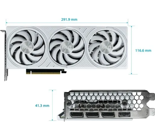 Видеокарта Palit PCI-E 5.0 PA-RTX5070 WHITE OC NVIDIA GeForce RTX 5070 12Gb 192bit GDDR7 2325/28000 HDMIx1 DPx3 HDCP Ret