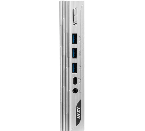 Неттоп MSI Pro DP10 13M-251RU i5 1340P (1.9) 16Gb SSD512Gb Iris Xe Windows 11 Pro 2.5xGbitEth WiFi BT 120W белый (9S6-B0A612-251)