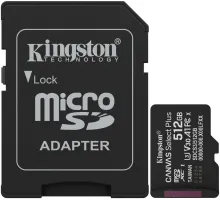 Флеш карта microSDXC 512GB Kingston SDCS3/512GB Canvas Select Plus + adapter