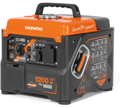 Генератор Daewoo GDA 1400i 1.2кВт