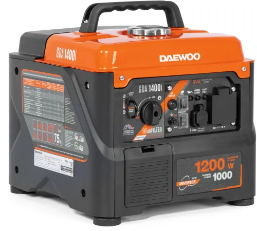 Генератор Daewoo GDA 1400i 1.2кВт
