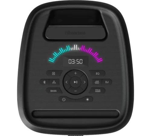 Минисистема Hisense Party Thunder черный 620Вт USB BT