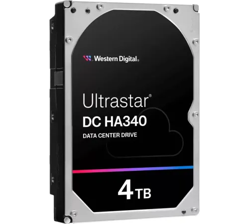 Жесткий диск WD SATA-III 4TB 0B47487 WUS721204BLE604 Ultrastar DC HA340 512E (7200rpm) 256Mb 3.5" Жесткий диск WD SATA-III 4TB 0B47487 WUS721204BLE604 Ultrastar DC HA340 512E (7200rpm) 256Mb 3.5"