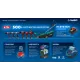 ЗУБР КОМПАКТ Комби #3, 20 В, 50 Н·м, 2 АКБ LMS (4 А·ч), бесщеточная модульная дрель-шуруповерт, кейс, ПРОФЕССИОНАЛ (DB-50-42-H3)