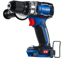 ЗУБР 20 В, 70 Н·м, 2 АКБ LMS (4 А·ч), бесщеточная дрель-шуруповерт, кейс, ПРОФЕССИОНАЛ (DB-70-42)