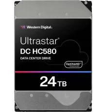 Жесткий диск WD SATA-III 24TB 0F65101 WUH722424ALE604 Ultrastar DC HC580 4KN (7200rpm) 512Mb 3.5"