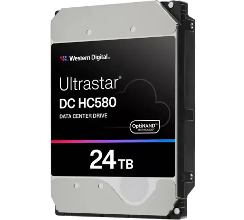 Жесткий диск WD SATA-III 24TB 0F65101 WUH722424ALE604 Ultrastar DC HC580 4KN (7200rpm) 512Mb 3.5" Жесткий диск WD SATA-III 24TB 0F65101 WUH722424ALE604 Ultrastar DC HC580 4KN (7200rpm) 512Mb 3.5"
