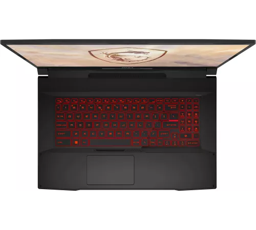 Ноутбук MSI Katana 17 B12UCX-1604XRU Core i5 12450H 8Gb SSD512Gb NVIDIA GeForce RTX 2050 4Gb 17.3" IPS FHD (1920x1080) без ОС black WiFi BT Cam (9S7-17L541-1604)
