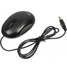 Мышь Оклик 105S черный оптическая (800dpi) USB для ноутбука (3but)