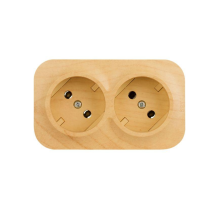 Quteo Розетка 2X2К без шт п/подкл ДЕРВ Legrand 782281