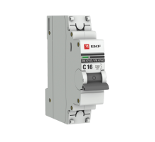 EKF mcb4763-1-16C-pro Автоматический выключатель 1P 16А (C) 4,5kA ВА 47-63 EKF PROxima