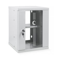 Cabeus WSC-8U Шкаф телекоммуникационный настенный 10" 8U 326x300x405mm (ШхГхВ) дверь стекло (WSC-8U)