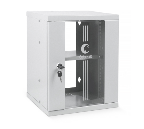 Cabeus WSC-8U Шкаф телекоммуникационный настенный 10" 8U 326x300x405mm (ШхГхВ) дверь стекло (WSC-8U) Cabeus WSC-8U Шкаф телекоммуникационный настенный 10" 8U 326x300x405mm (ШхГхВ) дверь стекло (WSC-8U)