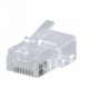 Cabeus 8P8C Коннектор RJ-45 под витую пару, категория 5e, универсальный, для проводников с толщ. по изол. до 1,05 мм (8P8C)