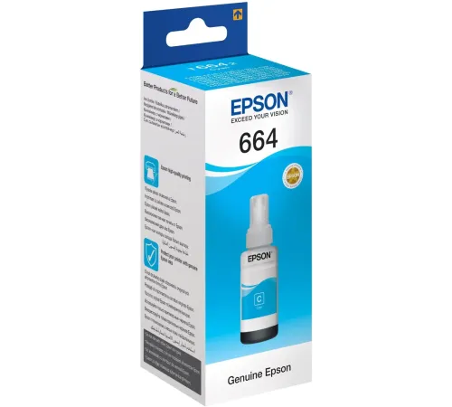 Чернила Epson L100 Cyan ink bottle 70ml (C13T66424A)