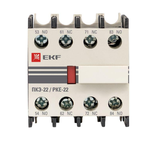 Приставка контактная ПКЭ-22 2NO+2NC EKF ctr-sc-25 Приставка контактная ПКЭ-22 2NO+2NC EKF ctr-sc-25