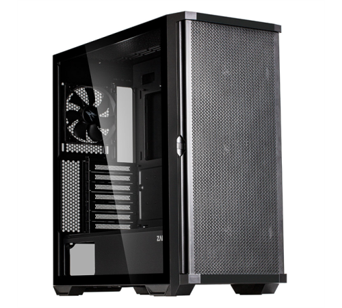 Корпус ZALMAN Z10, ATX, BLACK, WINDOW, 2x3.5", 2x2.5", 2xUSB3.0, 1xUSB 3.1 Type-C, FRONT 3x140mm, REAR 1x120mm (Z10)