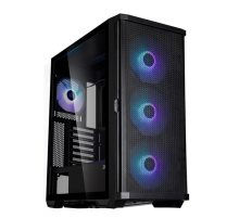 Корпус ZALMAN Z10 PLUS, ATX, BLACK, WINDOW, 2x3.5", 2x2.5", 2xUSB3.0, 1xUSB 3.1 Type-C, FRONT 3x140mm ARGB, REAR 1x120mm ARGB (Z10 PLUS)