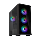 Корпус ZALMAN Z10 DUO, ATX, BLACK, WINDOW, 2x3.5", 2x2.5", 2xUSB3.0, 1xUSB 3.1 Type-C, FRONT 3x120mm Infinity Mirror ARGB, REAR 1x120mm Infinity Mirror ARGB, replaceable front panel (Z10 DUO)