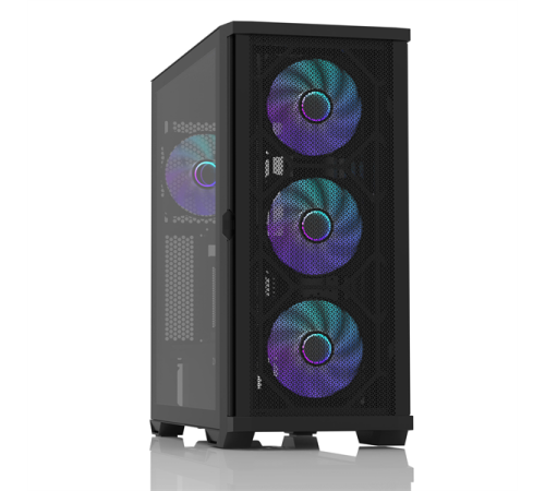 Корпус ZALMAN Z10 DUO, ATX, BLACK, WINDOW, 2x3.5", 2x2.5", 2xUSB3.0, 1xUSB 3.1 Type-C, FRONT 3x120mm Infinity Mirror ARGB, REAR 1x120mm Infinity Mirror ARGB, replaceable front panel (Z10 DUO)