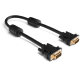 Greenconnect Кабель SVGA 7.0м чёрный, позолоченные контакты, ферритовые кольца, OD8.0mm. 15M / 15M Premium GCR-VM2VM2-7.0m, 28/28 AWG, двойной экран Greenconnect VGA (m) - VGA (m) 7м (GCR-VM2VM2-7.0m)