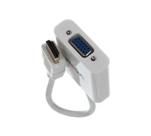 VCOM CG558 Кабель-переходник HDMI(M) -> VGA(F) [6937510858736]