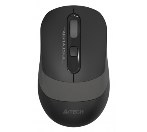 Мышь A4Tech Fstyler FG10S черный/серый оптическая (2000dpi) silent беспроводная USB для ноутбука (4b Мышь A4Tech Fstyler FG10S черный/серый оптическая (2000dpi) silent беспроводная USB для ноутбука (4b