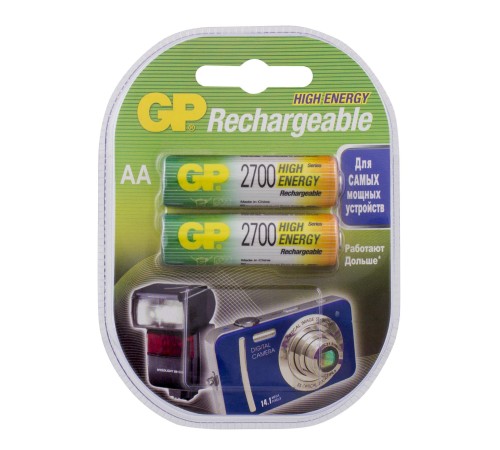 Аккумулятор GP 270AAHC AA NiMH 2700mAh (2шт) Аккумулятор GP 270AAHC AA NiMH 2700mAh (2шт)