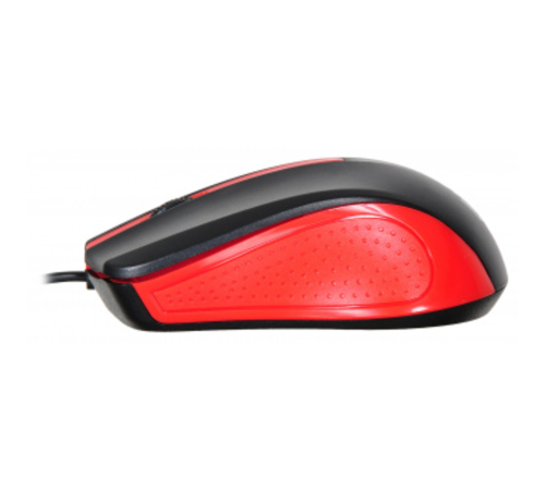 Oklick 225M черный/красный Мышь оптическая (1200dpi) USB (3but) [288237]