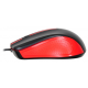 Oklick 225M черный/красный Мышь оптическая (1200dpi) USB (3but) [288237]
