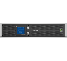 ИБП CyberPower PR1000ELCDRT2UA, Rackmount, Line-Interactive, 1000VA/900W, 8 IEC-320 С13 розеток, USB&Serial, RJ11/RJ45, SNMPslot, LCD дисплей, Black, 0.6х0.5х0.3м., 30.2кг. CyberPower PR1000ELCDRT2UA
