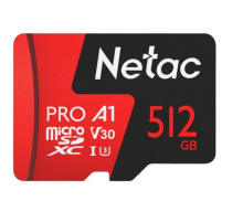 Карта памяти NeTac P500 Extreme Pro MicroSDXC 512GB V30/A1/C10 up to 100MB/s